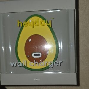 Heyday Avocado Wall Charger - Green and Yellow